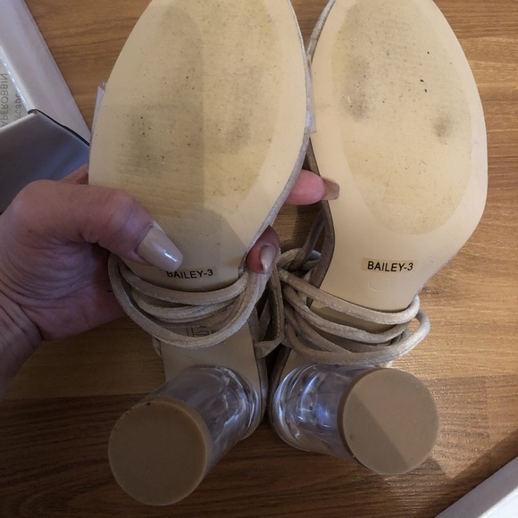 Cape Robin perplex clear sandals heels - Picture 4 of 4